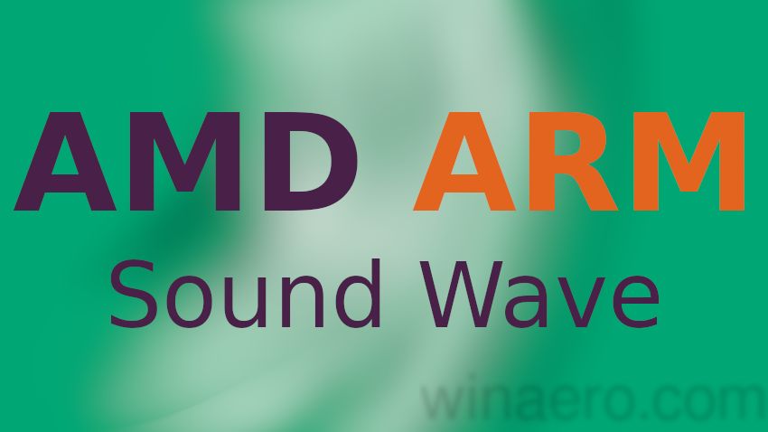 AMD ARM Sound Wave Chip
