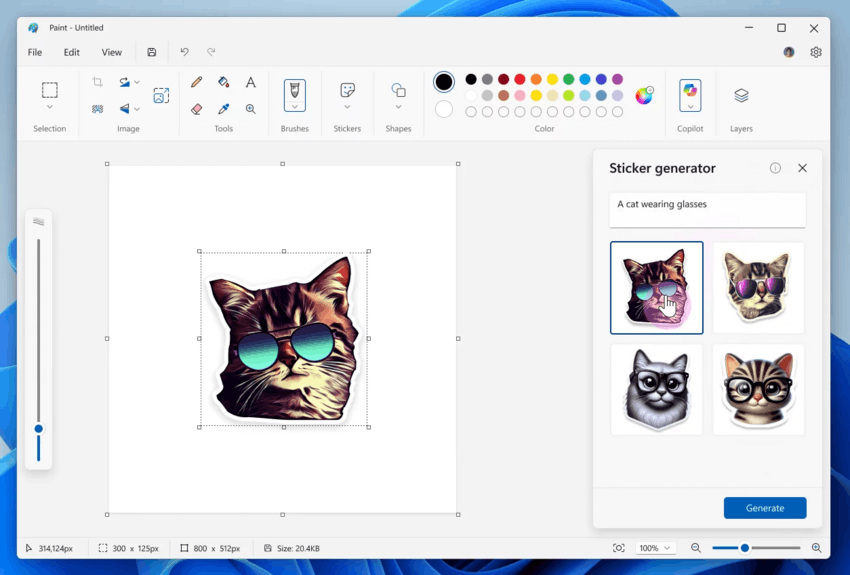 Paint Stickers