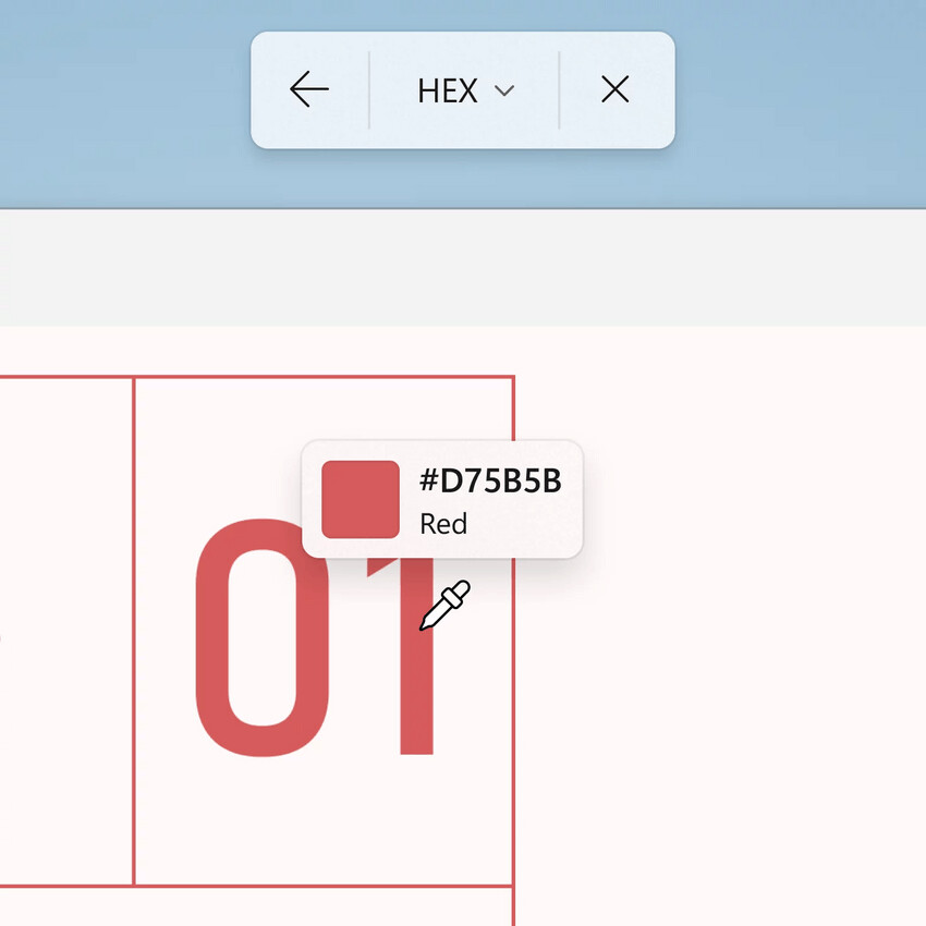 Snipping Tool Color Picker