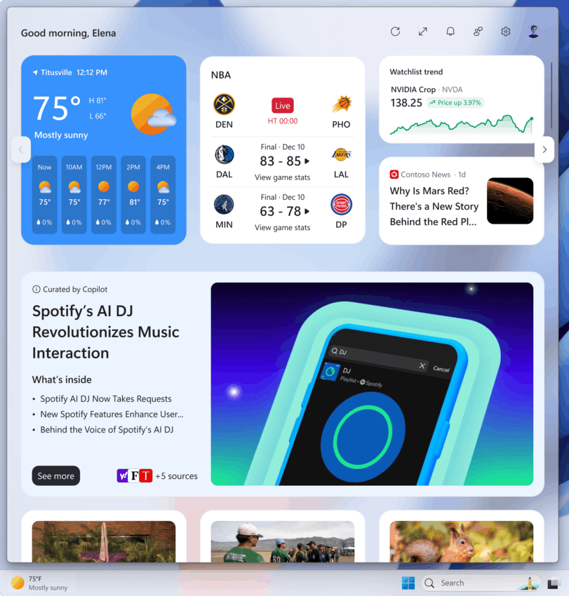 Widgets Board New1