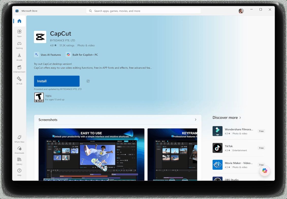 Capcut Discover more