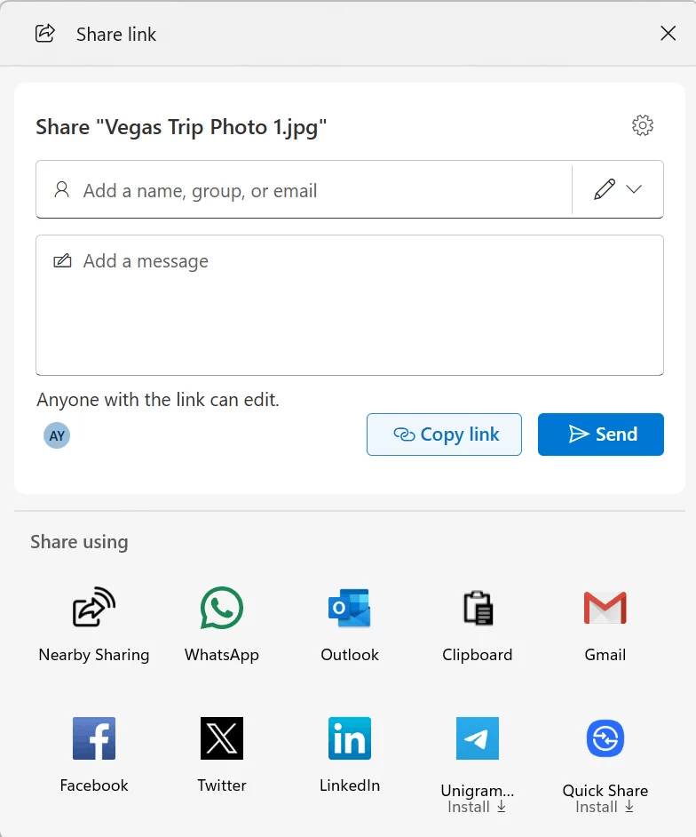 Cloud Files Share Apps