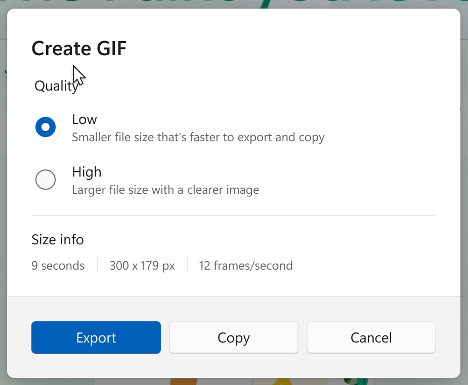 Snipping Tool Gif Popup