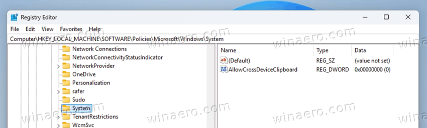 Disable Clipboard Sync For All Users With Group Policy