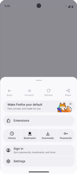 Firefox For Android 1