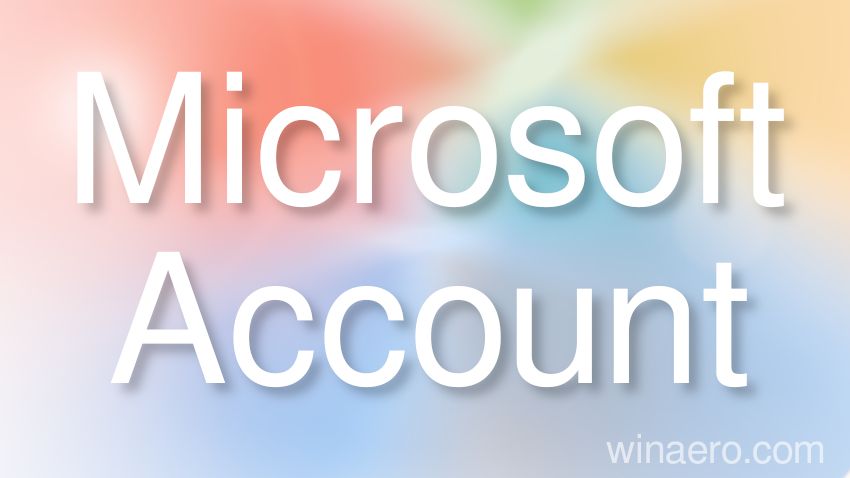 Microsoft Account Banner Logo