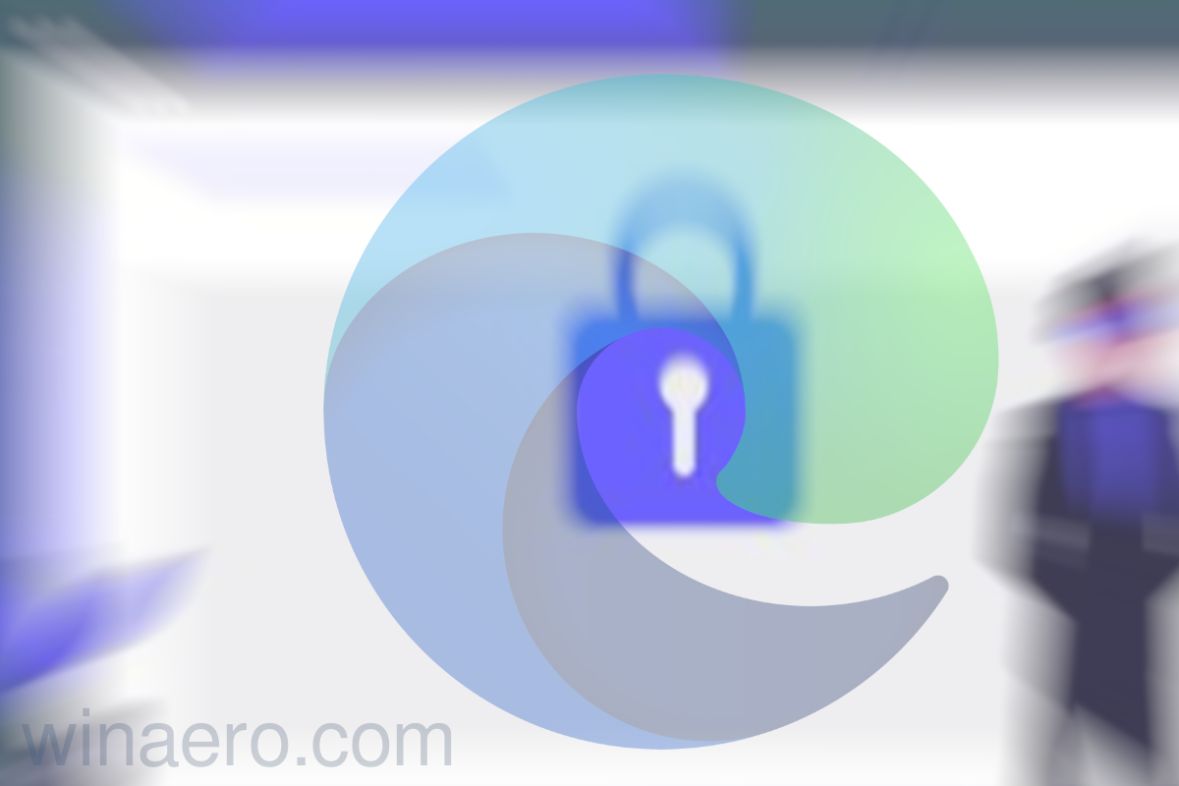 Microsoft Edge Banner Secure Lock