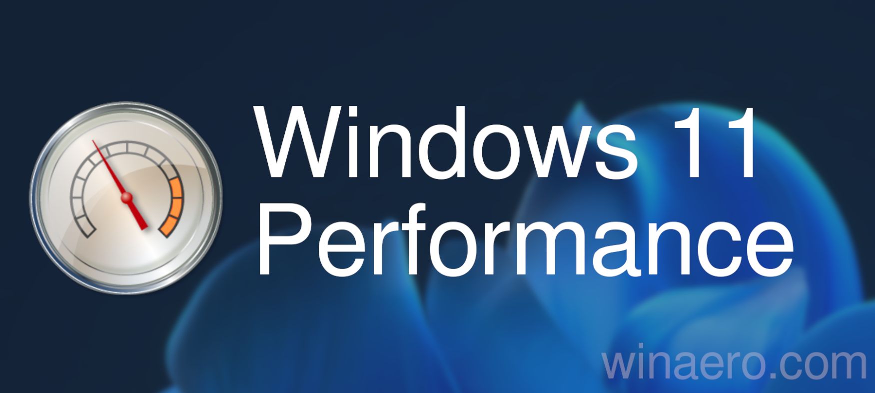 Windows 11 Performance Banner