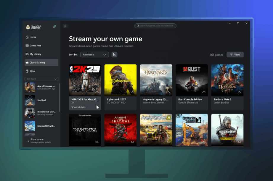 Xbox Game Streaming To PC