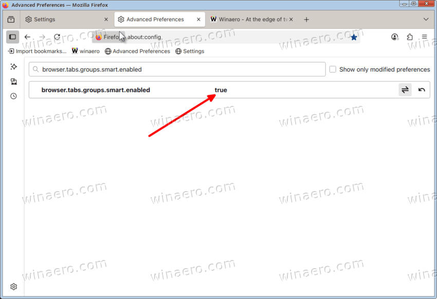Enable AI Tab Grouping