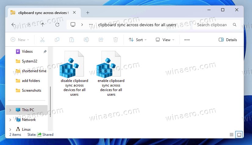 Reg Files For Cliboard Sync Group Policy