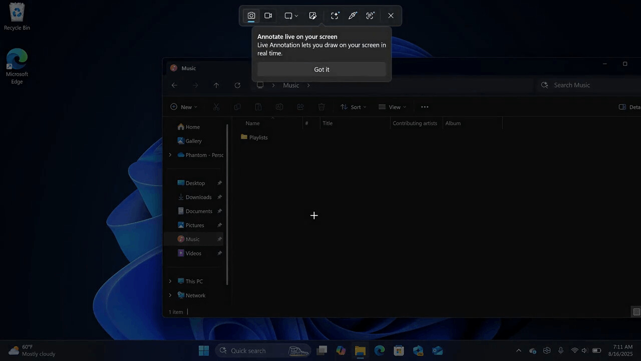 Snipping Tool Live Annotation 1