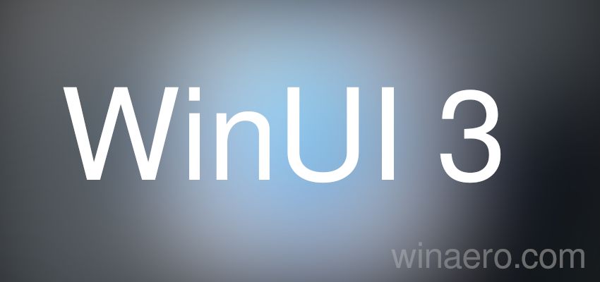 WinUI WinAPP SDK Banner 