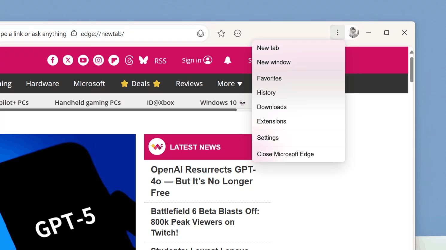 Olympia Ui Microsoft Edge 2