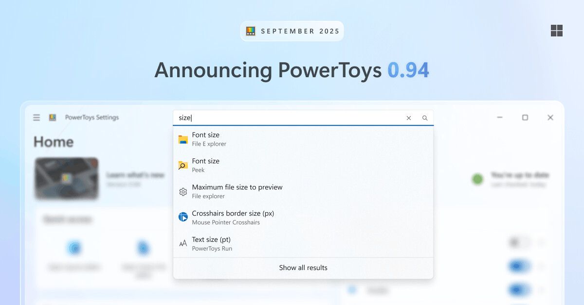 PowerToys 0.94 Hero