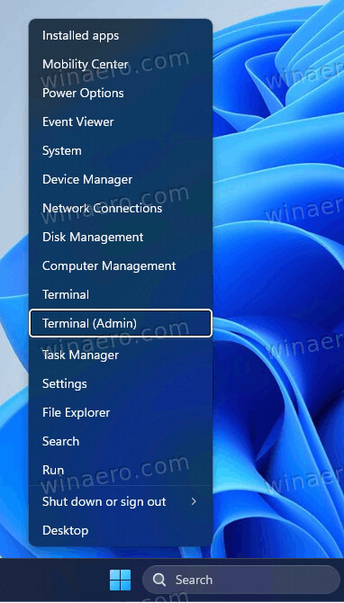 Open Terminal As Admin