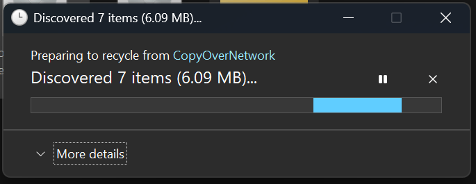 File Explorer Dark Dialogs BP Discover Unexpanded