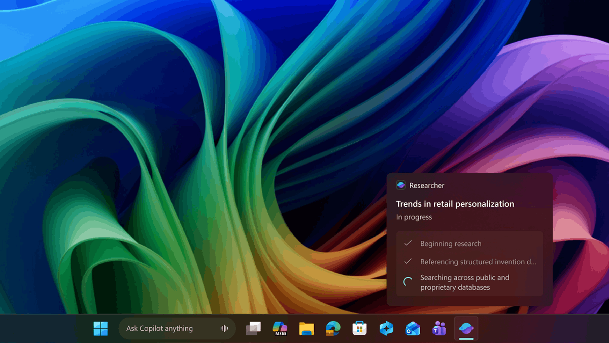 AI Agents In Windows 11 Taskbar