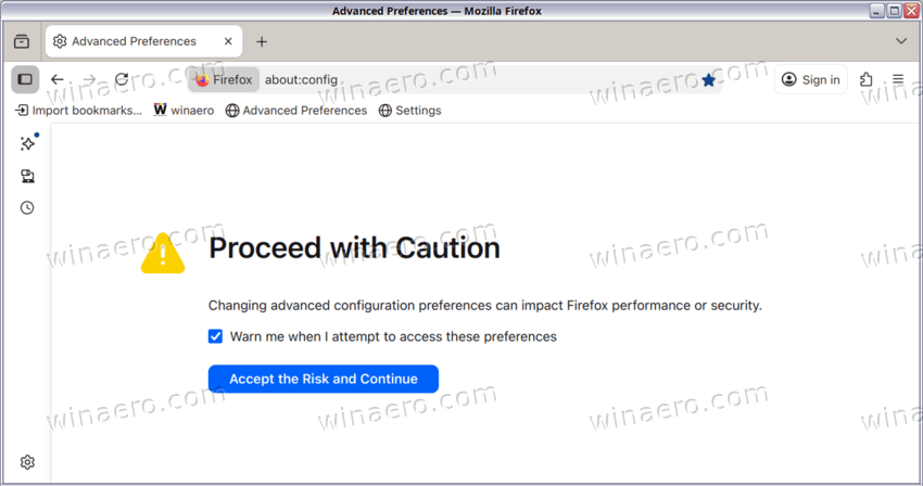 Accept The Risk And Continue