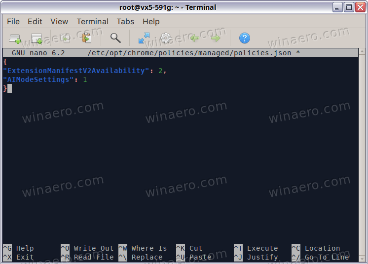 Hide AI Mode Button Linux