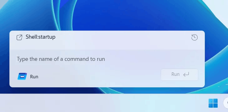 New Run Dialog In Windows 11