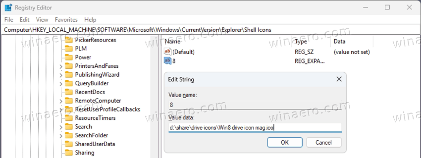 Change Default Drive Icon