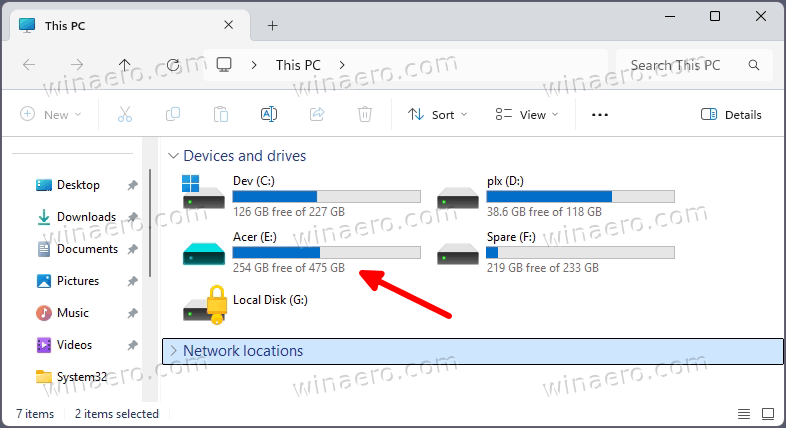 Customized Icon For The E Drive