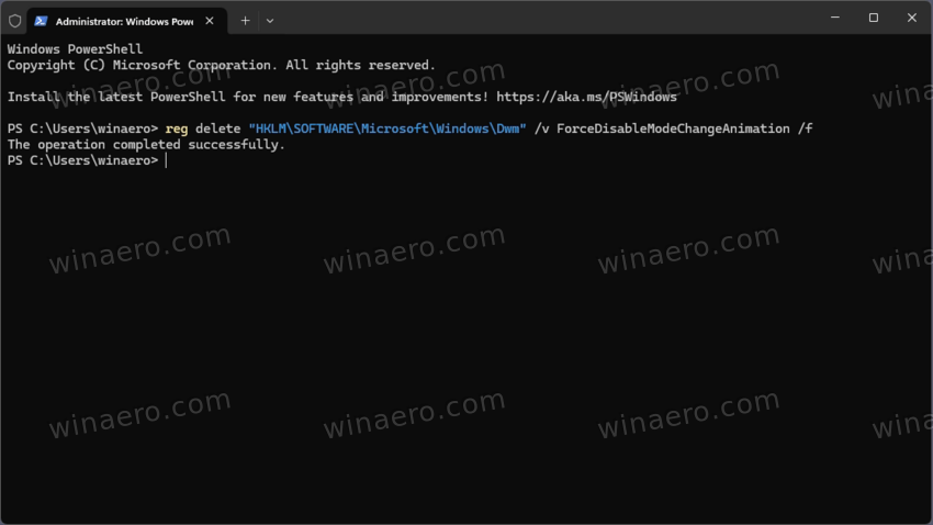 Delete From Registry