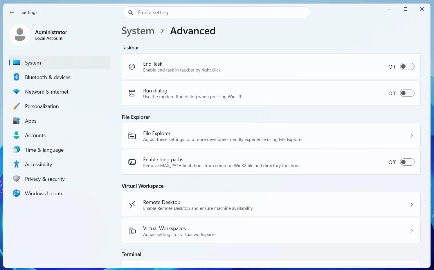 Enable New Run Dialog