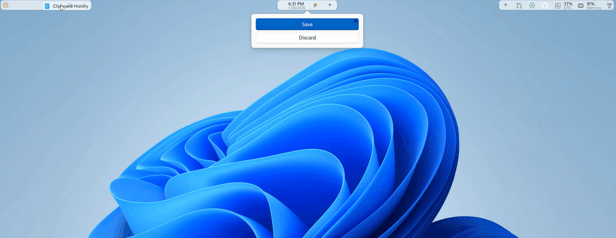 PowerToys Top Menu Bar 0003