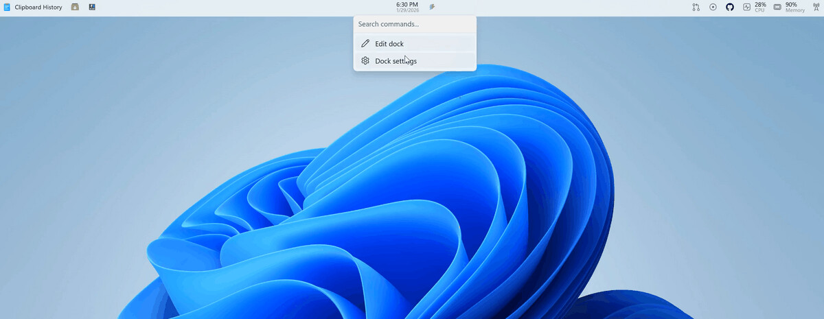 PowerToys Top Menu Bar 0007