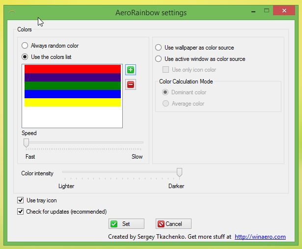 free instals RainbowTaskbar 2.3.1