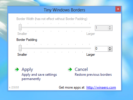 Windows border что это