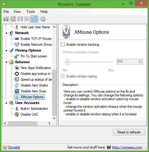 download Winaero Tweaker 1.52