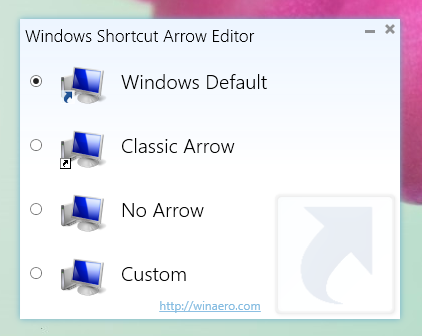 remove windows 10 shortcut arrow